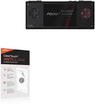 BoxWave Screen Protector Compatible with Ayaneo Pocket Micro - ClearTouch Anti-Glare 2-Pack, Anti-Fingerprint Matte Film Skin