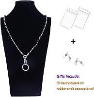 Vista 30 de Cordón para mujer, cordones con cuentas para tarjetas de identificación, soporte para profesores, llavero y correa para collar para mujeres y niñas