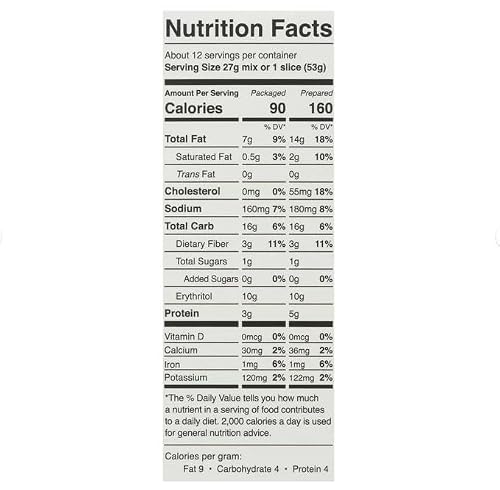 Swerve Keto Friendly, Yellow cake Mix,11.4 Oz