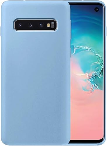 Funda de silicona líquida para Samsung Galaxy S10 Plus S10+ G975 G975U 6.4 pulgadas, protección de cuerpo completo, a prueba de golpes, goma de gel,