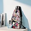 Tokidoki Crossbody Sling Bag with Unicorno Keychain Cute Chest Bag Shoulder Bag Daypack for Women Travel Sport Running Hiking - Image 3