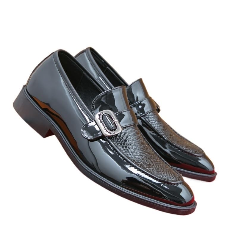 Men's Alligator Crocodile Print Oxfords Fashion Lace Up Dress Shoes Formal Business Oxford Weddings Prom