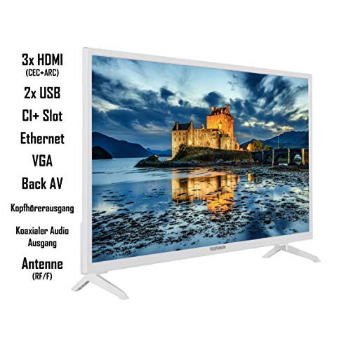 Telefunken XH32J511-W 32 inch televisie (Smart TV incl. Prime Video/Netflix/YouTube, HD ready, werkt met Alexa, Triple… - Afbeelding 4
