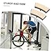Happyyami Wool Brake Pads for Stationary Exercise Bikes Noise Reduction Cycling Brake Replacement Parts for Smooth Indoor Workouts