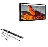 BoxWave Stylus Pen Compatible with Waveshare Capacitive Touch Screen (9.3 in) - EverTouch Capacitive Stylus, Fiber Tip Capacitive Stylus Pen - Jet Black