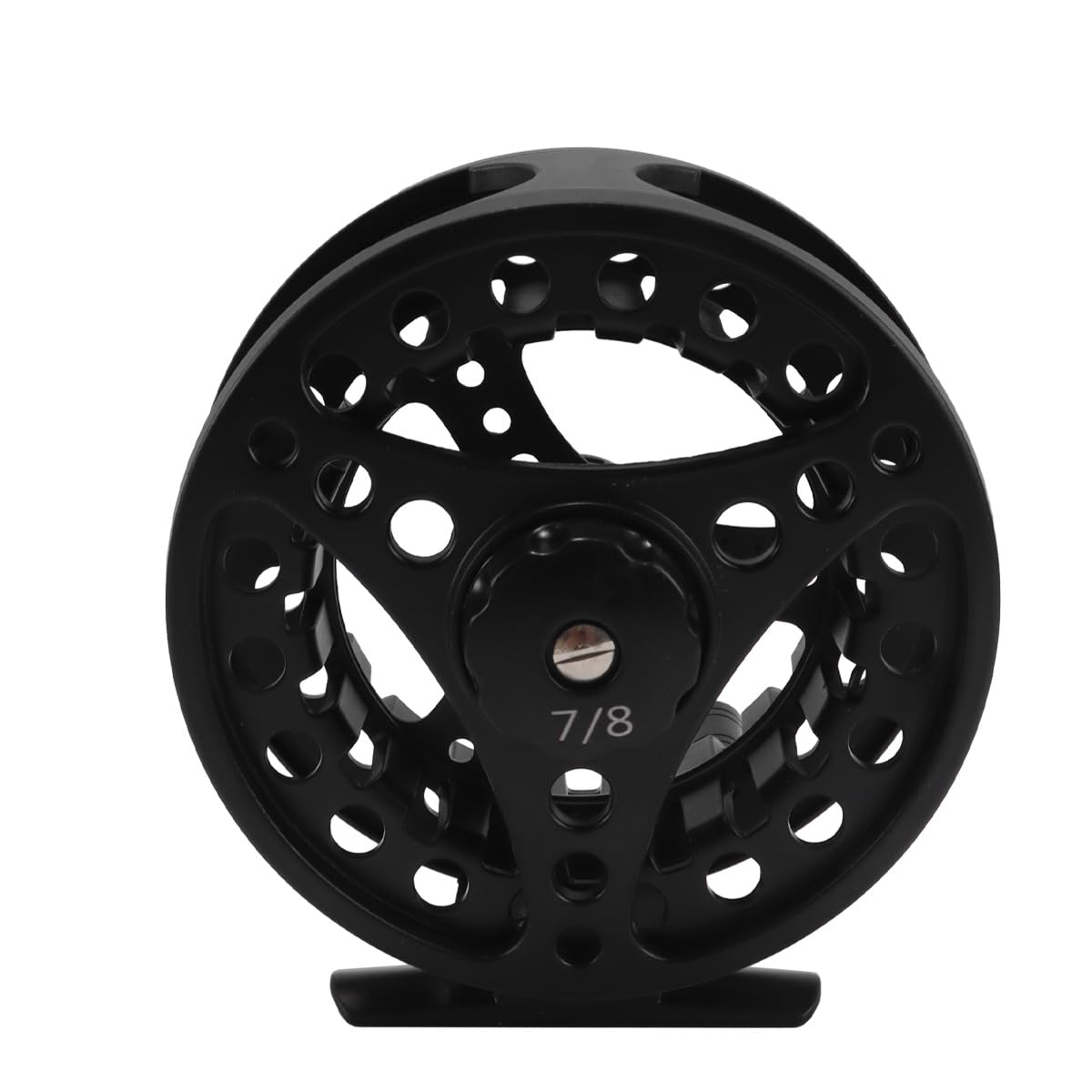 Teron Fly Fishing Reels Aluminium Alloy Fly Reel Fishing Reels for Trout Bass Carp - Size 7/8, Black