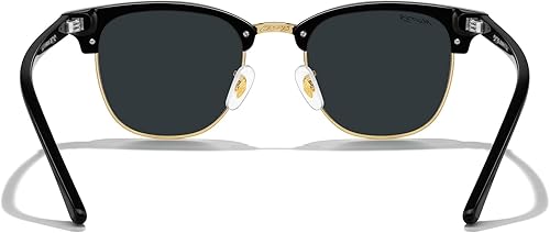 Miniatura 4 de MERRY'S Gafas de sol polarizadas clásicas cuadradas con montura semirarimada para hombres y mujeres S6016