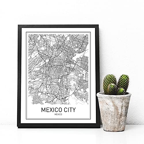 Mexico City Poster Mexico City Map City Map Posters Map Print Mexico Print Mexico Map Of Mexico City Wall Art Minimal City Print City Maps Modern Map Art Map Wall Art 8X10 #TOP4