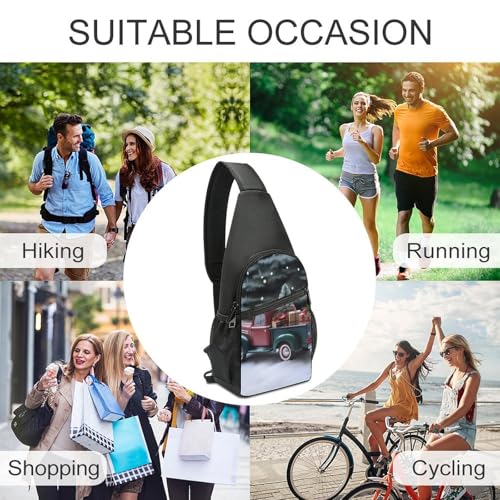 Mochila tipo sling para día de senderismo y uso casual miniatura 6