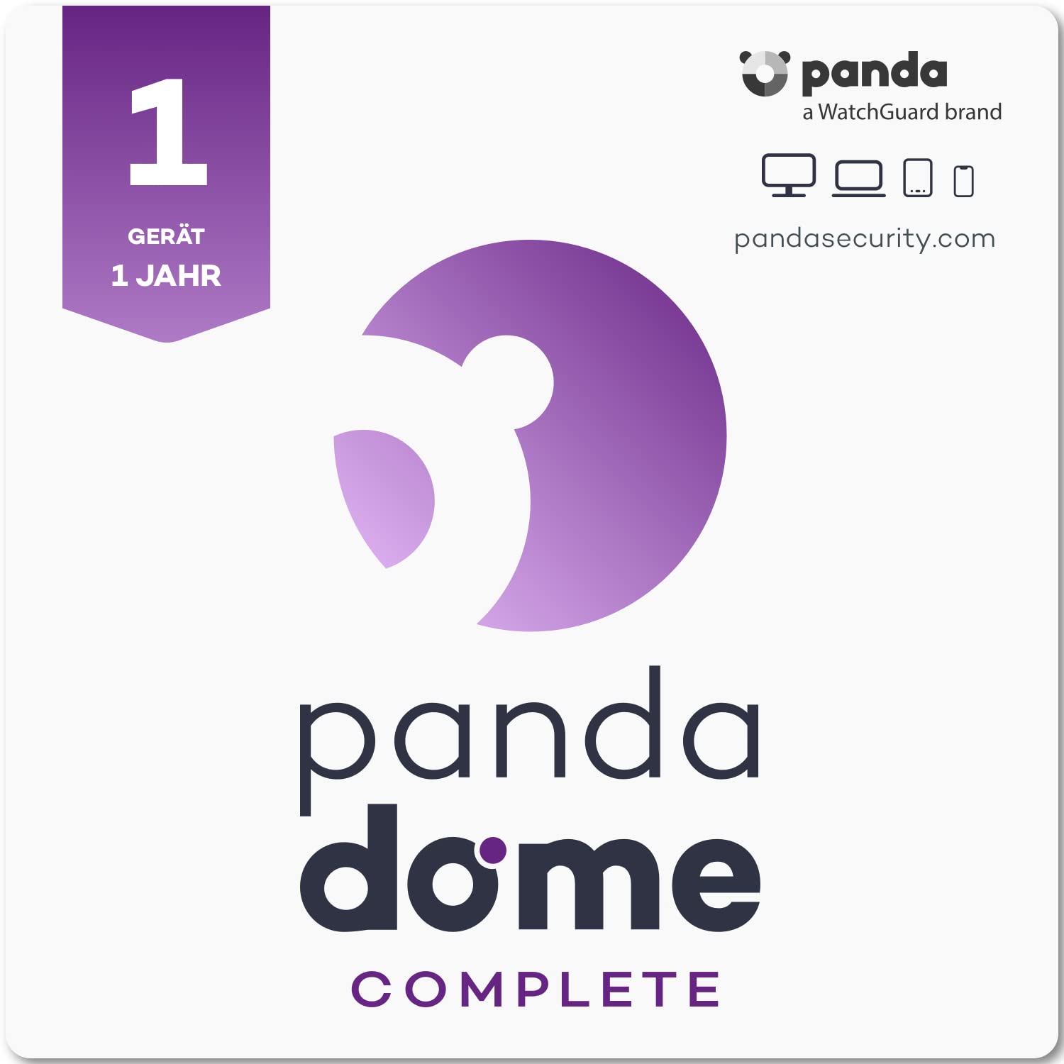 Panda Dome Complete 2026 - Cloud Antivirus & VPN, Passwortverwaltung (1 Gerät)