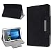 Produktbild UC-Express Filz Hülle kompatibel für Jay-tech G10.11 LTE / G10.10 Tablet aus Filz mit praktischer Standfunktion Schutztasche Stand Tasche Cover Case, Farbe:Schwarz