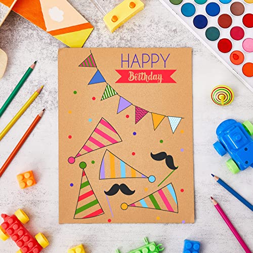 Image of Henoyso 110 Pack 11 x 8. 5 Inch Corrugated Cardboard Sheets Flat Cardboard Sheets Packaging Inserts Flat Square Inserts Squares Separators for Shipping Packing Mailing Crafts(Brown)