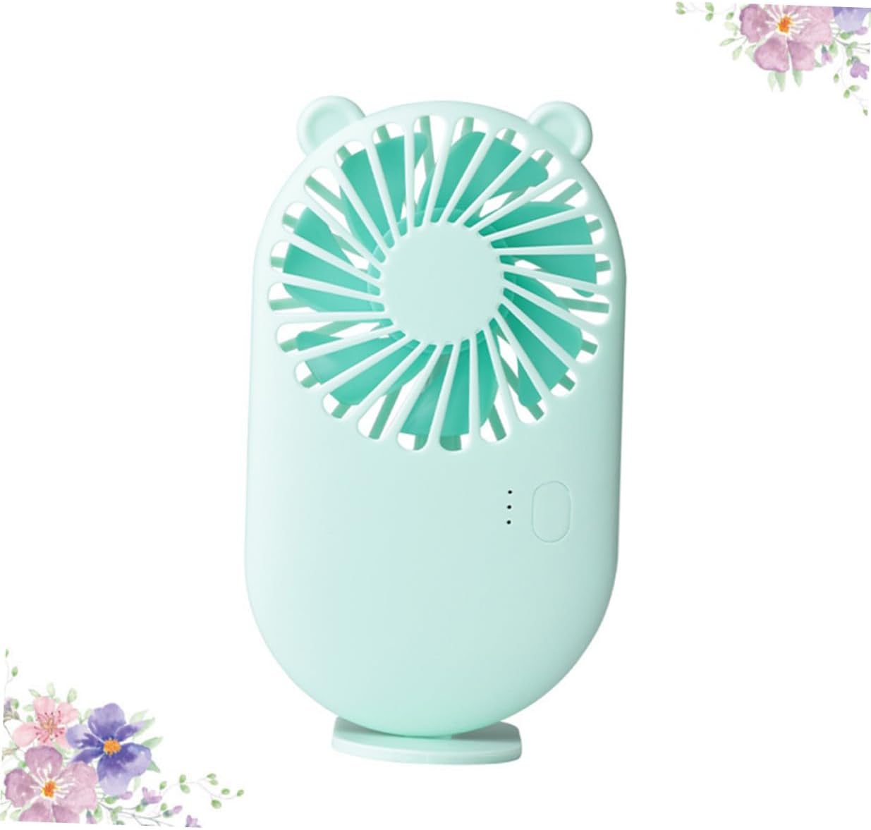 Zerodeko USB Rechargeable Mini Silent Desk Fan Portable Mute USB Cooling Fan for Office Home School with Quiet Operation