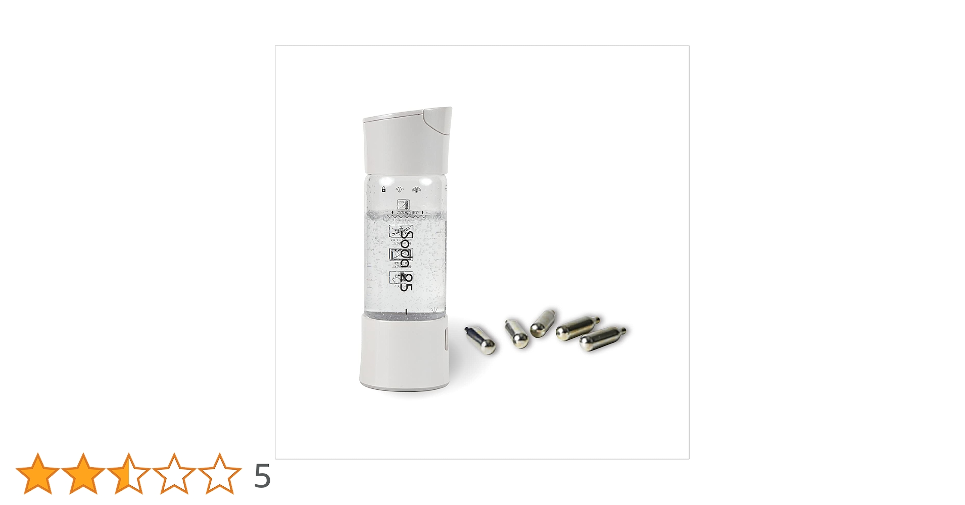 Amazon | Soda25 炭酸水メーカー ウォーターボトル型 ソーダ