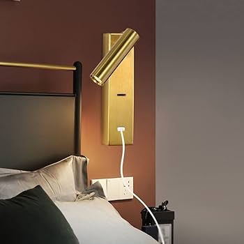 Amazon.co.jp : 調節可能な枕元の読書ライト、スイッチ USB 充満