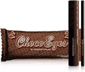 KIT FRAN CHOCOEYES MÁSCARA CILIOS MARROM E LÁPIS MULTIFUNCIONAL BY FRANCINY EHLKE