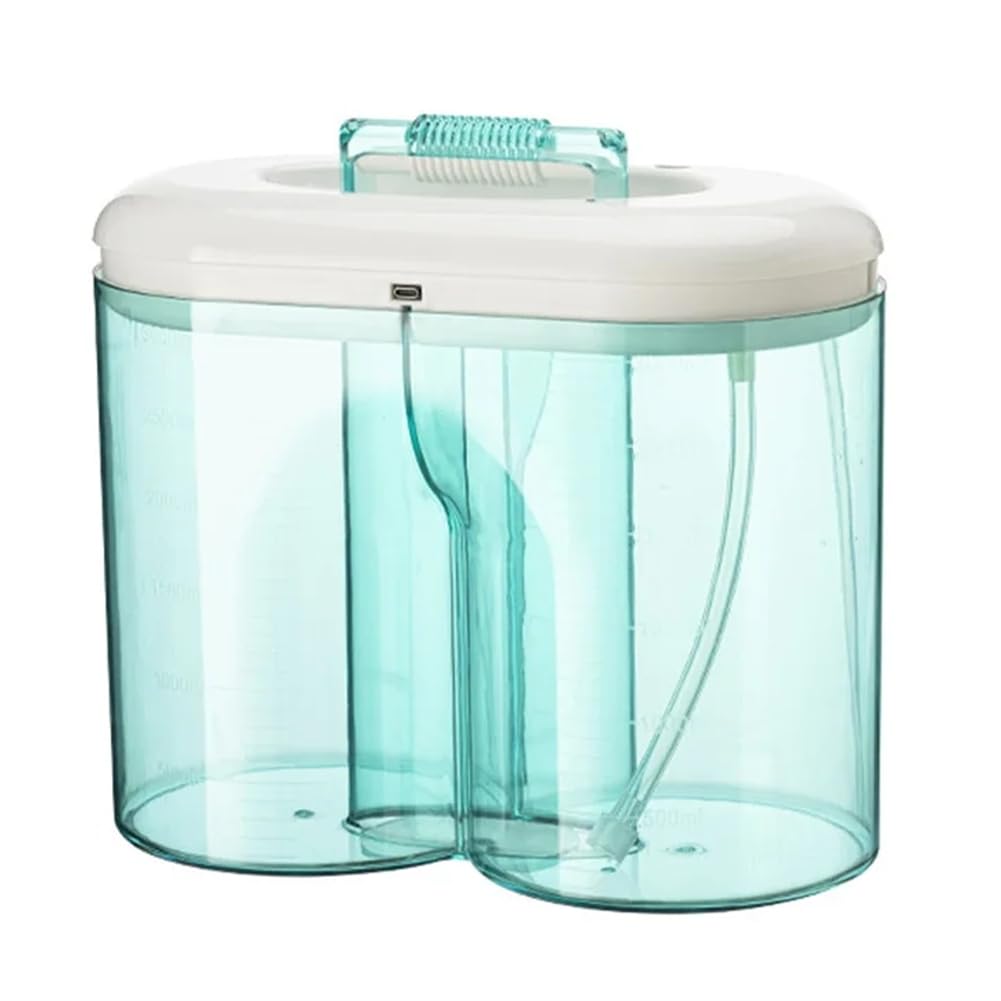 Cambiador de Agua para Acuario, Cambiador de Agua para Pecera, Cubo Dual de 3000 Ml, Herramientas de Limpieza para Acuarios.