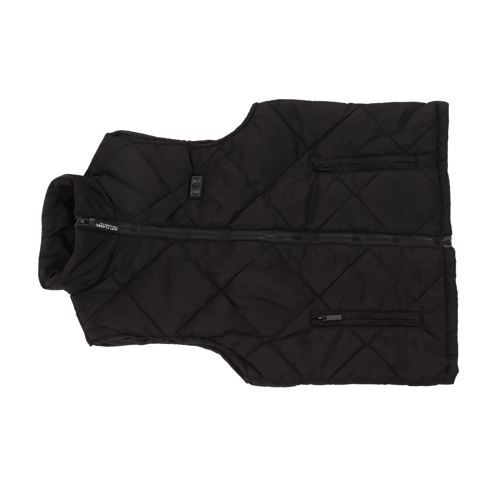 Veste Chauffante électrique pour Enfants, Veste Chauffante USB 13 Zones, Parfaite pour les Activités de Plein Air et les Loisirs à la Maison, Noir
