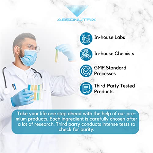 Absonutrix Acetyl L-Carnitine, 593Mg Per Serving, 200 Potent Servings, Quick Absorption Liquid Drops, Gluten-Free, Third-Party Tested, Gmp-Certified, Non-Gmo, Made In Usa #TOP3