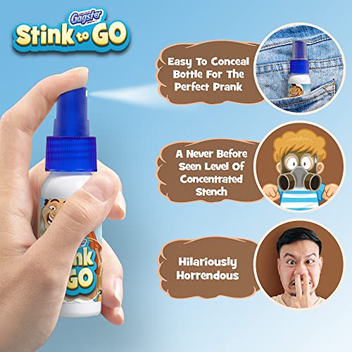Gagster Stink Spray - Extra Strong Smell Funny Gag Liquid - Prank Your Friends, Make Them Run And Laugh, Clear A Room In Seconds - Super Potent Stink Bomb Toy - Practical Joke Gift For Kids #TOP1