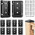 Steel DN Mate 20 PCS Deck Railing Bracket Connectors for 2x4 (Actual 1.5”x3.5”) Wood Post to Handrail Connection, Sturdy Nylon Stair Fence Railing Connectors with Coated Wood Screws,Drill Bit