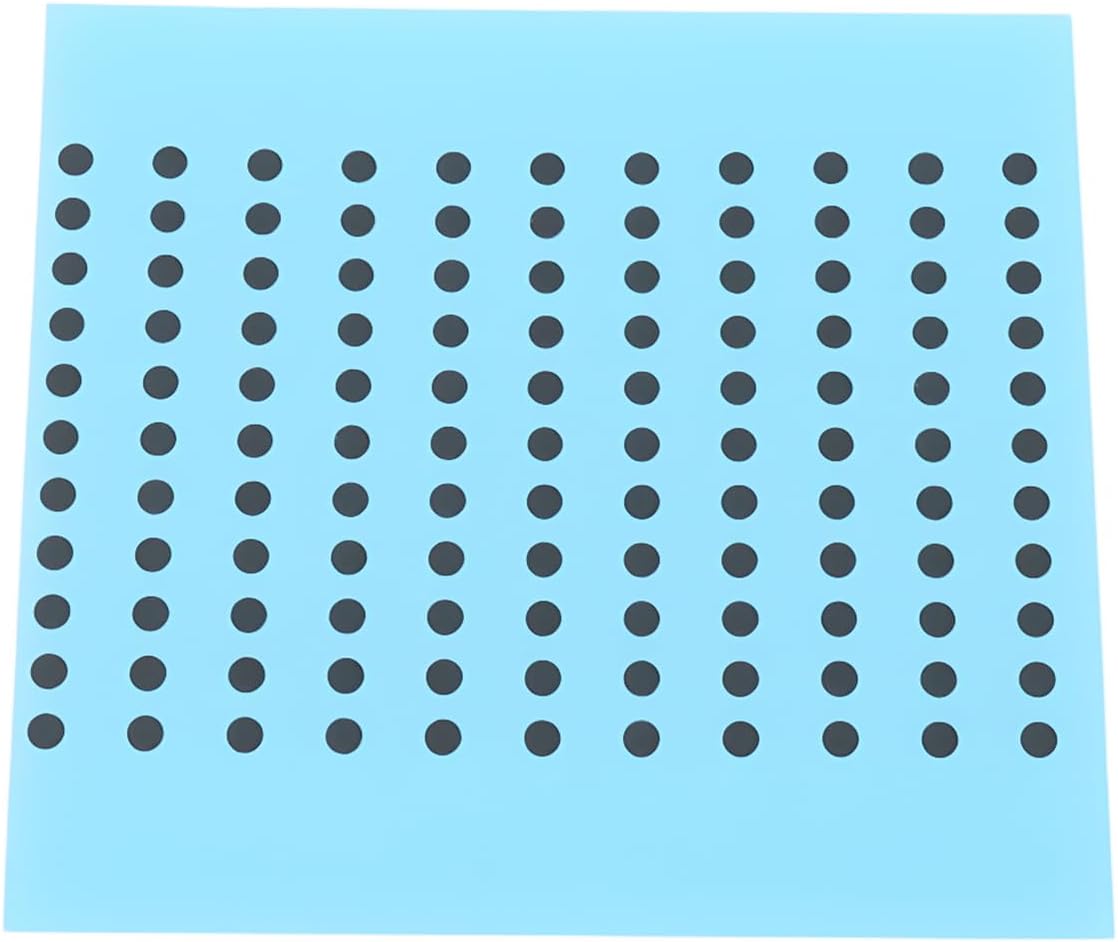 eMagTech 1 Sheet 3mm Circular Conductive Button Pads Suitable for Restoring Functionality To Remote And Controller Buttons