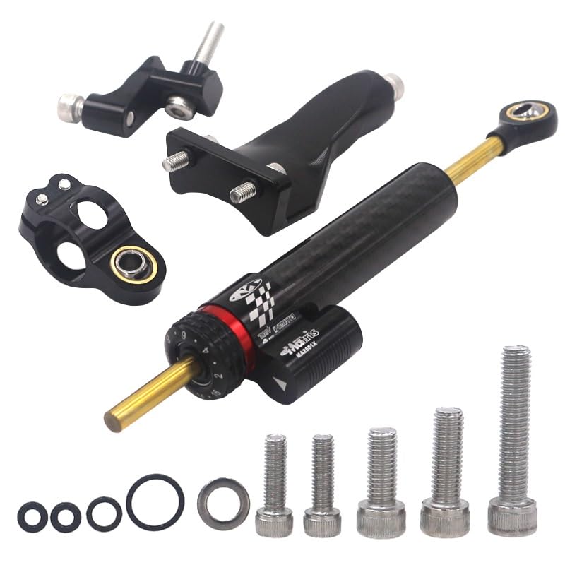 Kit amortisseur direction YZF-R3 en alu CNC pour une finition premium