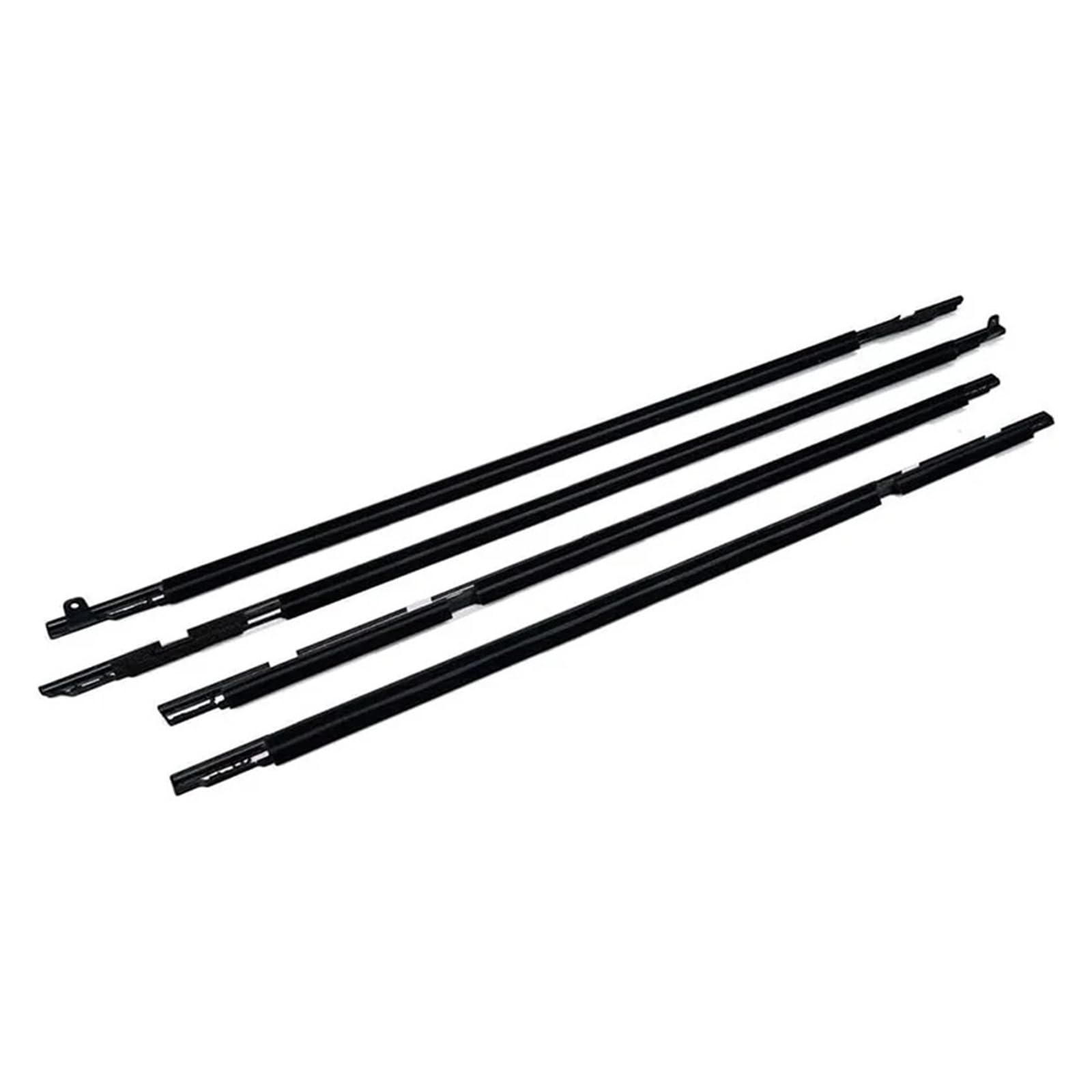 Uussup Black Rubber Seal Weather Stripping 4Pcs 75710-60021 Window Moulding Trim For Toyota For Land For Cruiser Lc80 Fzj80 For Lexus Lx450 1990-1998 Weatherstrip Seal