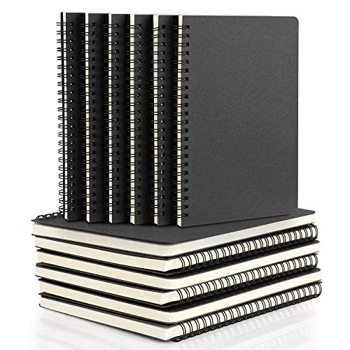 Cahiers lignés à spirales A5 carnet de notes papier écriture EUSOAR 12 u