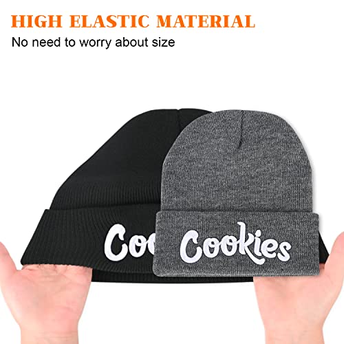 Men Winter Beanie Hat, Womens Knitted Slouchy Beanies Cuffed Skull Cap Warm Ski Hat #TOP4