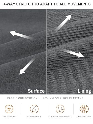 Comdecevis Men's Cargo Jogger Pants Stretch Sweatpants Slim Fit Tactical Pants with Zipper Pockets Casual Trousers3