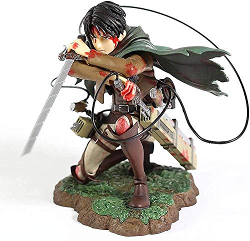 YUY Figura Gigante De Ataque Juguete Modelo De Colección Humanoide De PVC Figura De Acción De Figura De Batalla Sangrienta Dañada De Batalla De Comandante Lever Cover