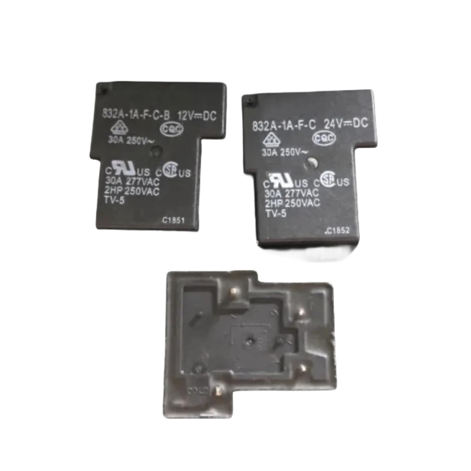 Relais 832A-1A-FCB 12VDC lot de 5 pièces à 4 broches pour circuit imprimé