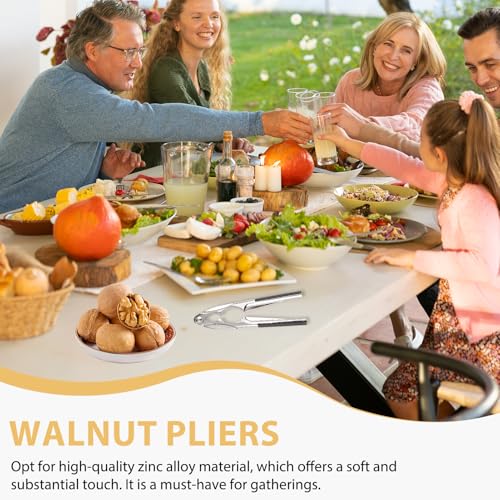 Nut Crackers, Nutcracker Heavy Duty with Non-Slip Handle, Multifunctional Nut Cracker for Pecan Walnut Almonds, Hazelnuts, Pistachios, Kitchen Plier Cutter Tool - Image 6