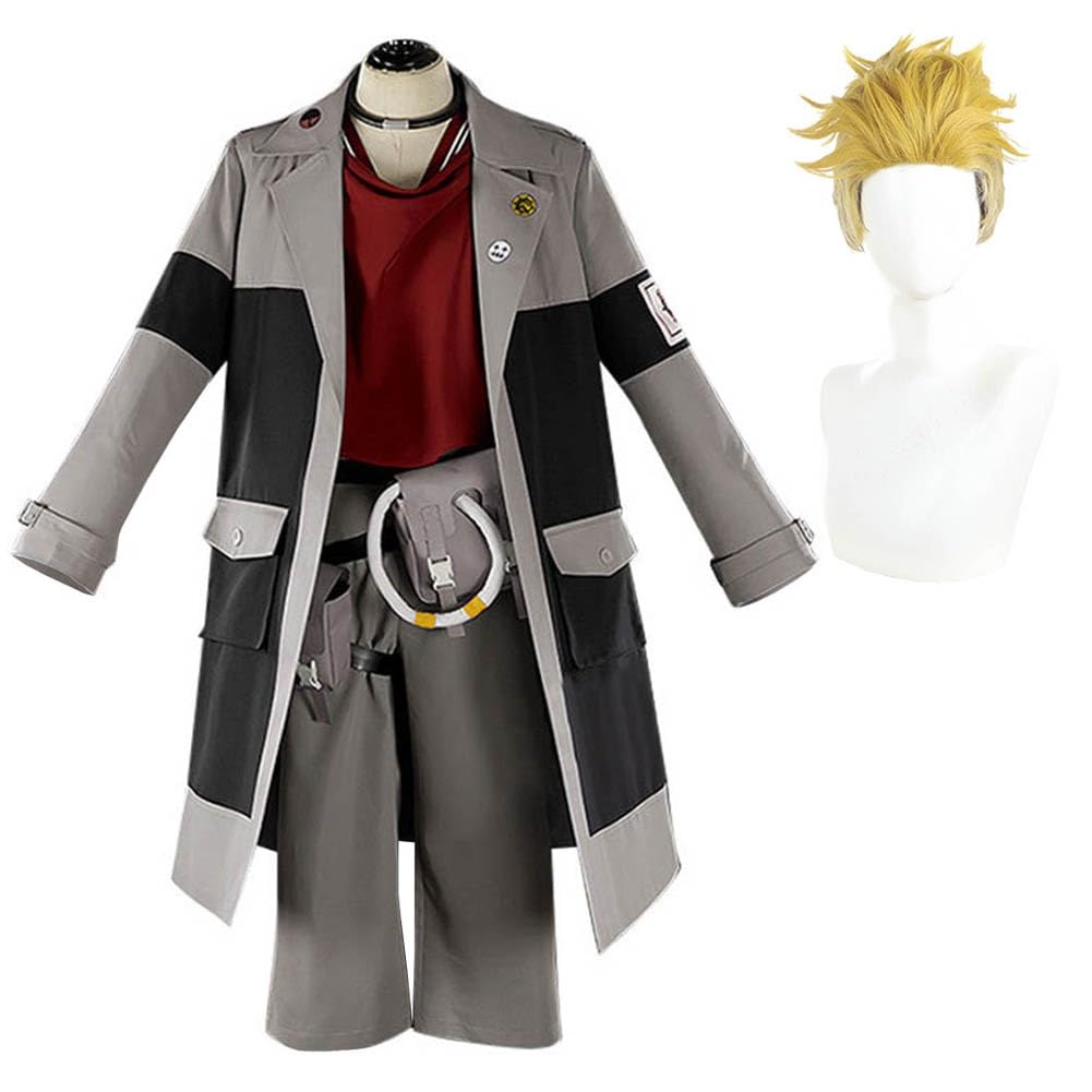 Enjin-san - Conjunto completo de disfraz de anime para cosplay | Enjin-san - Chaqueta de disfraz para Halloween, carnaval, juego de rol, regalo para fanáticos