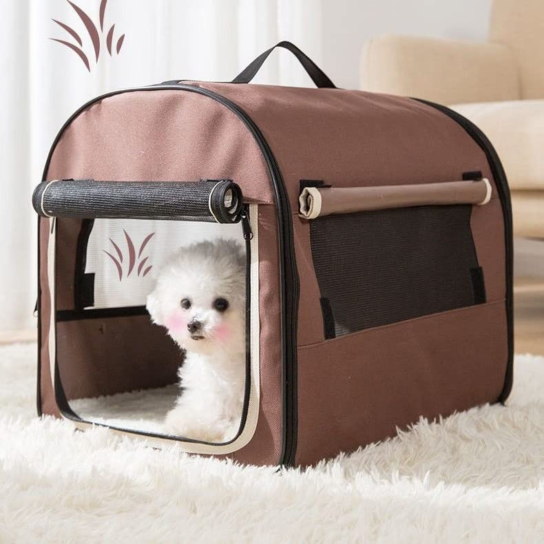 Amazon | 犬 猫 ケージ 折りたたみ ペットケージ ポータブルケージ