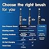 Oral-B iO Deep Clean + Whiten Rechargeable Electric Toothbrush with Visible Pressure Sensor, 2 Minute Timer, 5 Cleaning Settings, 1 iO5 Limited, 3 Toothbrush Heads, Travel Case & Refill Holder, Black #4