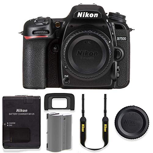 Nikon D7500 20.9MP DSLR cuerpo solo kit básico