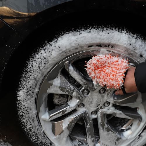 Spta HWPFC27B5 Microfiber Wash Mitt, 5Pcs Car Wash Glove thumb #6