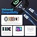 72W Super Fast Charging 3-in-1 Multi Charging Cable, Dual USB-C Ports for iWatch Ultra/SE/10-1/iPhone 17/16/15 Pro, Multi Charger for Apple Watch, Galaxy Phone Travel Essentials