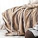 BATTILO HOME Luxury Faux Fur Throw Blanket, Soft Cozy Mink Fur Blanket for Couch, Sofa, Chair, Bed, Thick Warm Fall Fur Throw Blankets, 50