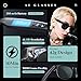 JPRTJY AI Smart Glasses with 4K HD Camera for Photos & Videos, Hands-Free Vlog Recording, Powered by ChatGPT, Open-Ear Audio, Ultra-Light Design for Driving, Outdoor, Pet & Kid, Black