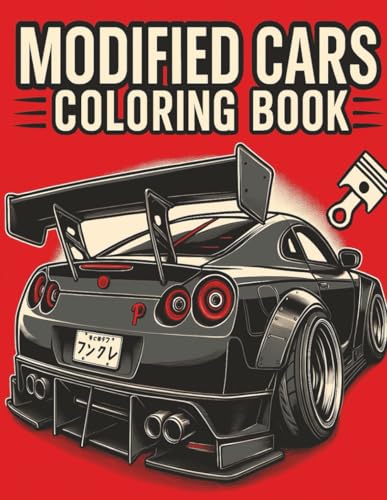 MODIFIED CARS Coloring Book: Ultimate Car Journey