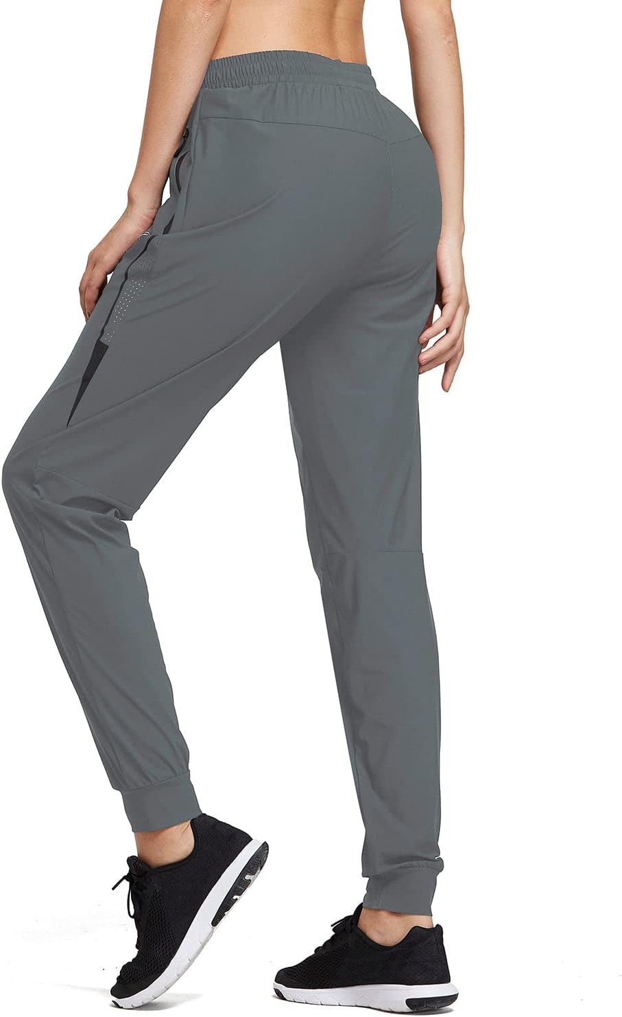 baleaf Women's Joggers Running Hiking Pants Lightweight Quick Dry Athletic Travel Workout with Zipper Pockets
