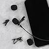 24 Pieces Lapel Microphone Clips Replacement Kit, Mic Clip, 6 Pieces Lavalier Microphone Metal Tie Clips, 6 Piece Plastic Lavalier Wire Clip and 12 Piece Windscreen Foam Cover #5