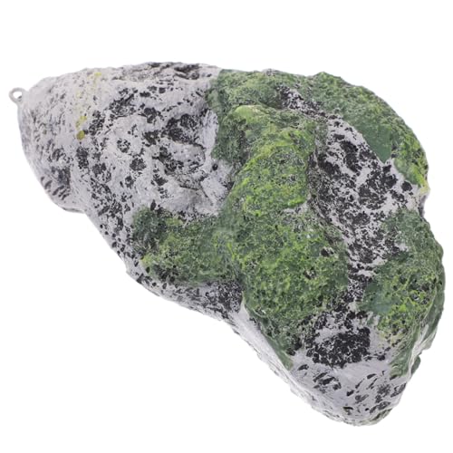 PENIKOKO リアルな浮遊苔石装飾 魚タンク用人工浮石 水槽浮遊レイアウト 簡単設置の水族館石オーナメント