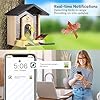 TT Nature Bird Feeder with Camera, Upgraded 1.5L Smart Birdhouse Al Identify for 10000 Plus Species, Auto Capture & Real-time Notifications, Ideal Gift for Bird Lovers (Iron Roof) #3