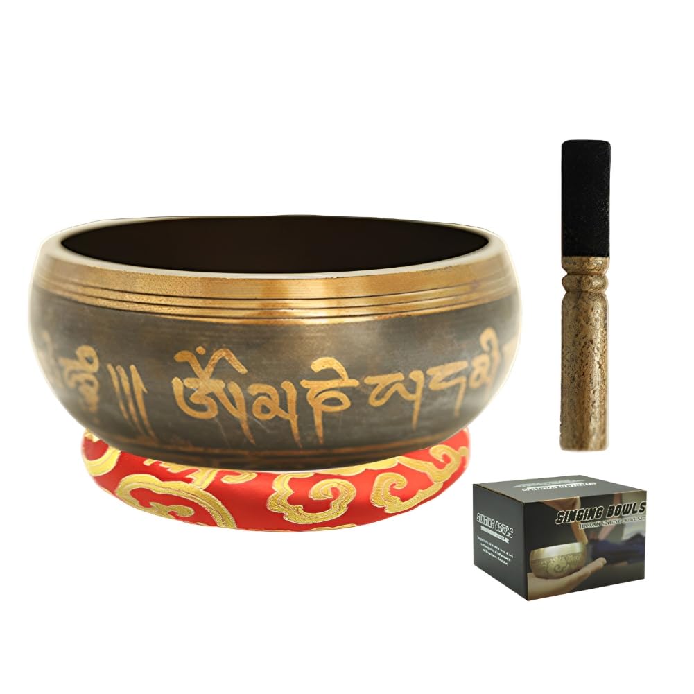 Kit Mini Bol Chantant Népalais Avec Sacoche - 60g | Pour Méditation, Yoga Et Relaxation