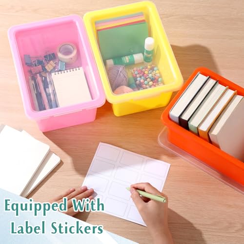 Ferrochef 10 Pcs Classroom Storage Cubby Bins with Latching Lid,Candy by Ferrochef - Used condition - Image 5