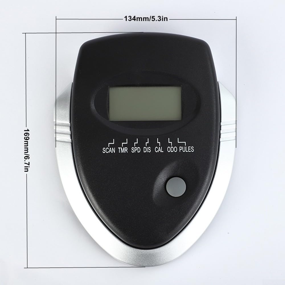 ZYWUOY Monitor da banco per cyclette, monitor per cyclette, tachimetro, monitor per bici fisse LCD, accessori da palestra, 4NX018L4R40A2D25ACQ4
